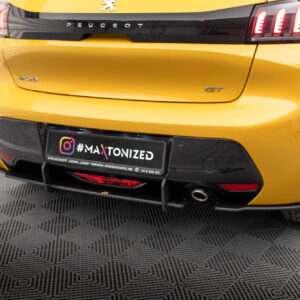 Maxton Design Street Pro Rear Side Splitters Peugeot 208 GT Mk2 PE2082GTCNC-RS1BRB