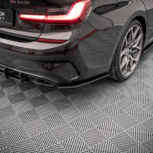 Maxton Design Street Pro Rear Side Splitters V.1 BMW M340i G20 / G21 BM321MPACKCNC-RSD1BRB
