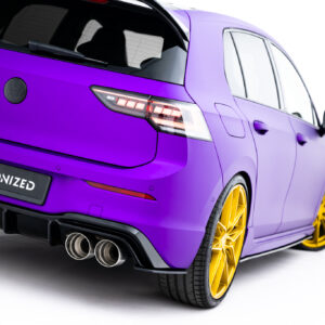 Maxton Design Street Pro Rear Side Splitters V.2 Volkswagen Golf R Hatchback Mk8 / Mk8 Facelift VWGO8RCNC-RSD2B