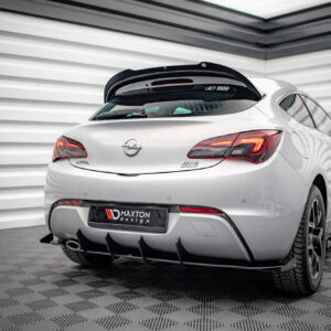 Maxton Design Street Pro Rear Valance + Flaps Opel Astra GTC OPC-Line J OPASJGTCOPCLINECNC-RS1B+BRBI+RSF1G