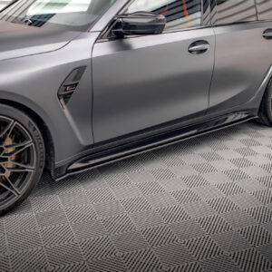 Maxton Design Street Pro Side Skirts Diffusers BMW M3 Sedan / Touring G80 / G81 BM3G80MCNC-SD1BRB