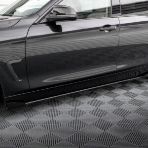 Maxton Design Street Pro Side Skirts Diffusers + Flaps BMW 4 Gran Coupe F36 BM4F36GCCNC-SD1BRB+SF1G