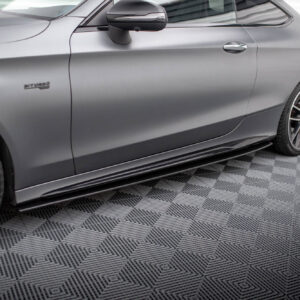 Maxton Design Street Pro Side Skirts Diffusers Mercedes-AMG C43 Coupe / Cabrio C205 Facelift / A205 Facelift MEC205F43CCNC-SD1BRB