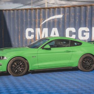 Maxton Design Street Pro Side Skirts Diffusers V.1 + Flaps Ford Mustang GT Mk6 Facelift FOMU6FGTCNC-SD1BRB+SRF1G
