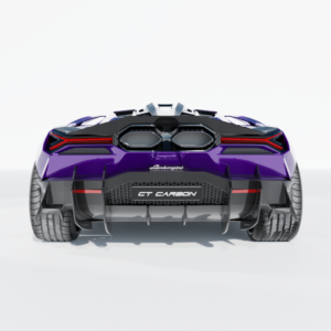 LAMBORGHINI REVUELTO CARBON FIBRE REAR DIFFUSER - CT DESIGN