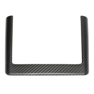 TESLA MODEL Y 2025+ FACELIFT MATTE DRY CARBON WIRELESS CHARGER FRAME COVER - V1