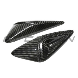 TESLA MODEL Y 2025+ FACELIFT DRY CARBON FIBRE SIDE CAMERA COVER - V1