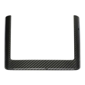 TESLA MODEL Y 2025+ FACELIFT DRY CARBON WIRELESS CHARGER FRAME COVER - V1