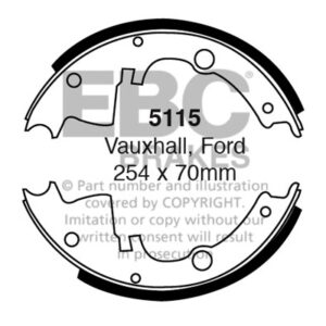EBC Brakes Brake Shoe 5115