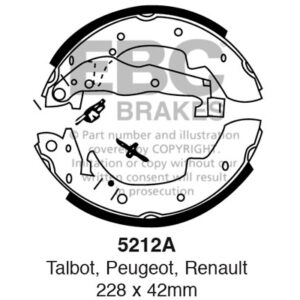 EBC Brakes Brake Shoe 5212A