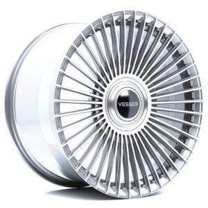 Vesser VSR9 21x10 ET20-60 BLANK Silver Machined Face