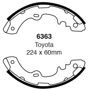 EBC Brakes Brake Shoe 6363