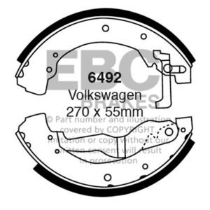 EBC Brakes Brake Shoe 6492