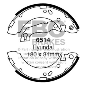 EBC Brakes Brake Shoe 6514