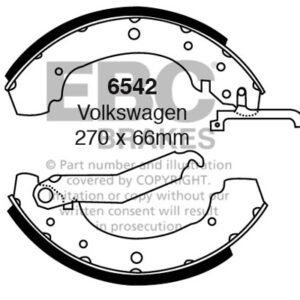 EBC Brakes Brake Shoe 6542