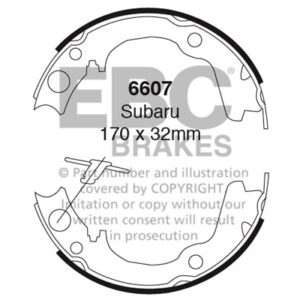 EBC Brakes Brake Shoe 6607