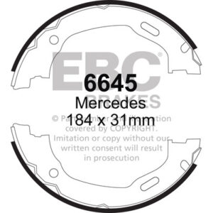 EBC Brakes Brake Shoe 6645