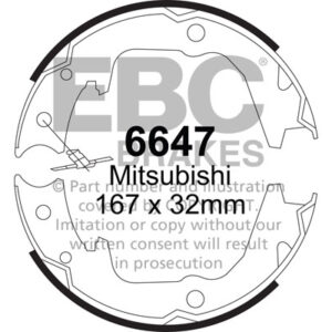 EBC Brakes Brake Shoe 6647