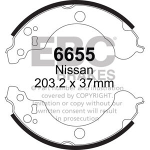 EBC Brakes Brake Shoe 6655
