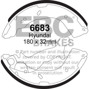 EBC Brakes Brake Shoe 6683