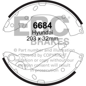 EBC Brakes Brake Shoe 6684
