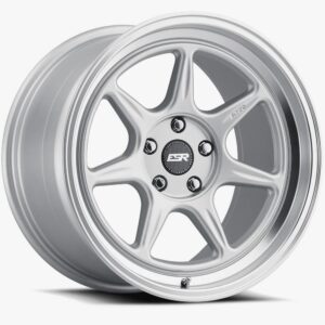 ESR Wheels CR7 18x9.5 5x100 ET35 Hyper Silver w/ Machined Lip 89550035 CR7HS-ML