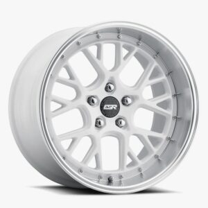 ESR Wheels CS11 18x8.5 5x100 ET30 Gloss White w/ Machined Lip 88550030 CS11WHT-ML