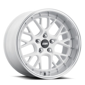 ESR Wheels CS11 18x8.5 5x100 ET35 Gloss White w/ Machined Lip 88550035 CS11WHT-ML