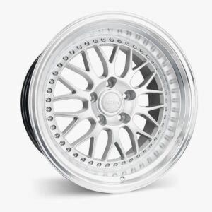 ESR Wheels SR01 19x8.5 5x108 ET30 Hyper Silver w/ Machined Lip 98551430 SR01HS-ML 5X108