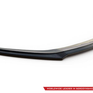 Curved aerodynamic component, a long winglet-like foil, photographed on a white background with a logo in the bottom-right corner.