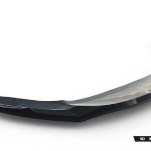 Curved, reflective chrome strip against a white background with a black Maxton Design branding bar in the bottom-right corner reading 'Maxton Design' and 'YOUR way to TUNE'.