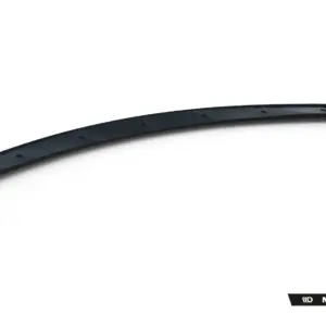 Curved black windshield wiper blade laid diagonally on a white background with a Maxton Design watermark nearby.