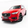pol_po_Front-Splitter-Volvo-XC90-R-Design-Mk2-23887_4webp - OPSHOLDERS Red Volvo SUV shown from a front-left angle in a bright white studio setting