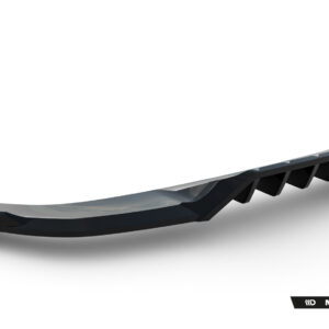 Abstract curved metallic blade design against a white background with Maxton Design branding in the bottom-right corner.