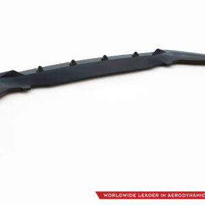 Curved aerodynamic wing component with mounting tabs along its top, shown on a white background with the company logo in the bottom-right corner.