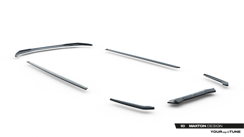 pol_po_Set-of-Splitters-V-1-BMW-M5-F90-23925_18jpg - OPSHOLDERS Set of windshield wiper blades in different sizes on a white studio background.