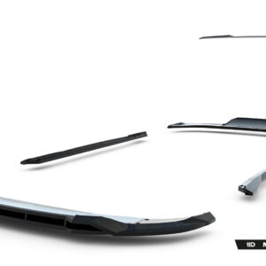 Disassembled car wiper blades spread across a white background with a Maxton Design watermark in the corner