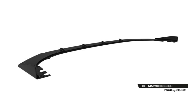 pol_po_Street-Pro-Front-Splitter-Flaps-BMW-2-M-Pack-M235i-Gran-Coupe-F74-23838_5jpg - OPSHOLDERS Curved black car roof rack crossbar with mounting brackets, isolated on white background.