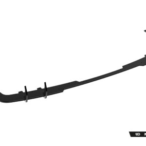 Long black automotive mounting bracket with multiple holes and brackets, an aftermarket chassis/aero component by Maxton Design