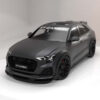 04_dee2bdfc-b70b-45f9-a6c7-6f6a8584b5dejpg - OPSHOLDERS Dark gray performance SUV/crossover in a studio setting with a CT Carbon banner on the windshield and large black alloy wheels