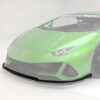14_3ab4903f-9696-4032-9eb3-172826186b54jpg - OPSHOLDERS Front-left view of a bright green Lamborghini sports car, highlighting its angular headlights and black front splitter.