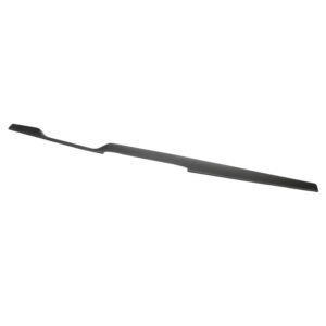 Long carbon-fiber car rear spoiler / aerodynamic wing with subtle curvature