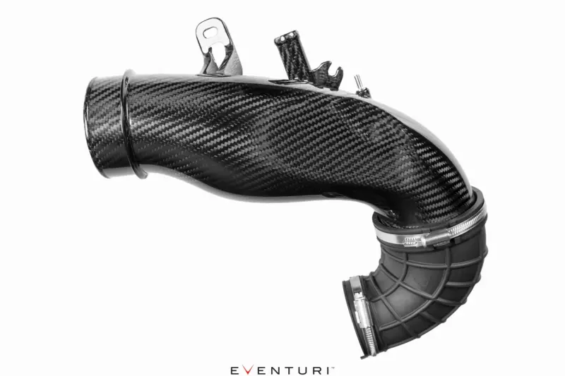 Eventuri Toyota GR Yaris/Corolla Carbon Turbo Inlet Tube - Gloss EVE-GR4-CF-CHG - OPSHOLDERS Eventuri Toyota GR Yaris/Corolla Carbon Turbo Inlet Tube - Gloss EVE-GR4-CF-CHG