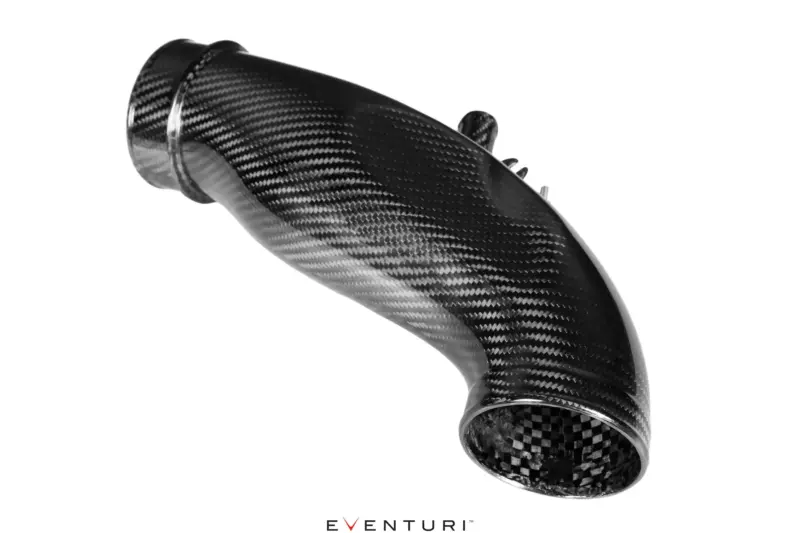 Eventuri Toyota GR Yaris/Corolla Carbon Turbo Inlet Tube - Gloss EVE-GR4-CF-CHG - OPSHOLDERS Eventuri Toyota GR Yaris/Corolla Carbon Turbo Inlet Tube - Gloss EVE-GR4-CF-CHG
