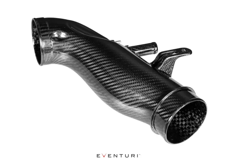 Eventuri Toyota GR Yaris/Corolla Carbon Turbo Inlet Tube - Gloss EVE-GR4-CF-CHG - OPSHOLDERS Eventuri Toyota GR Yaris/Corolla Carbon Turbo Inlet Tube - Gloss EVE-GR4-CF-CHG