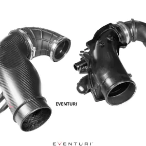 Eventuri Toyota GR Yaris/Corolla Carbon Turbo Inlet Tube - Gloss EVE-GR4-CF-CHG - OPSHOLDERS Eventuri Toyota GR Yaris/Corolla Carbon Turbo Inlet Tube - Gloss EVE-GR4-CF-CHG