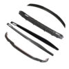 BMW-4-SERIES-G26-i4-CARBON-FIBRE-SPOILER-V-STYLE-7_6a381d47-7cc6-4193-9de1-731927be8a66jpg - OPSHOLDERS Set of five windshield wiper blades in different sizes and designs laid out diagonally for a car windshield replacement kit