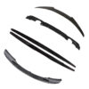 BMW-M3-F80-F30-3-SERIES-CARBON-FIBRE-SPOILER-V-STYLE_39ac39e1-f6ca-4812-82d9-5d9af49d790cjpg - OPSHOLDERS Set of replacement windshield wiper blades, shown in an exploded view with curved and flat blades and connectors (car accessories).