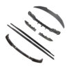 BMW-M44-SERIES-G82G22-PRE-PREG-CARBON-FIBRE-SPOILER-DA-STYLE-2_181c250f-25ca-4124-8b2e-ed4d3020e678jpg - OPSHOLDERS Set of carbon-fiber automotive body parts and trim pieces laid out on a white background