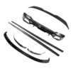 BMW-M5-F90-G30-5-SERIES-CARBON-FIBRE-SPOILER-DUCKTAIL-PS-STYLE_bac43c9d-c57b-4263-abb0-2673489fbf76jpg - OPSHOLDERS Carbon fiber car aero kit parts laid out, including long side skirts and curved splitters ready for assembly
